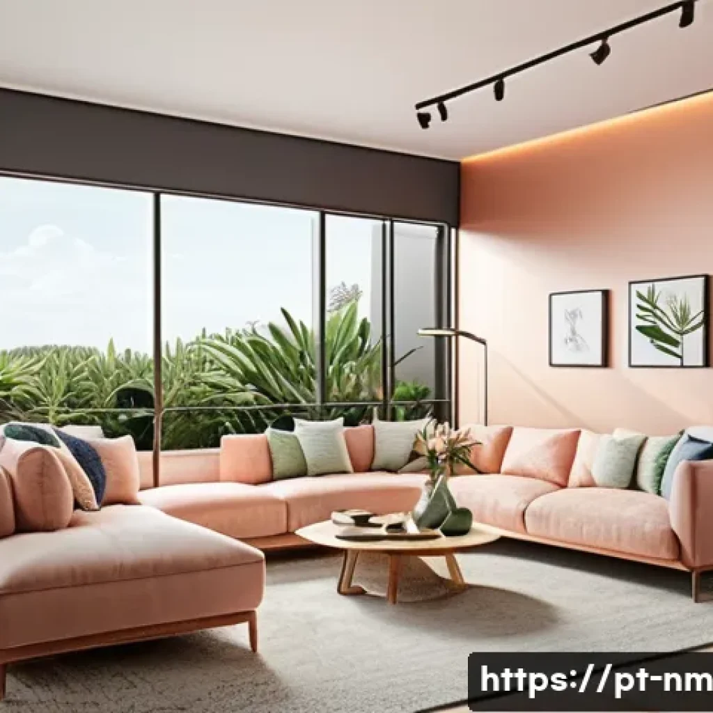 저EMF 주거 공간 설계의 심리적 효과 - A modern Brazilian urban living room designed with conscious architecture to minimize electromagneti...