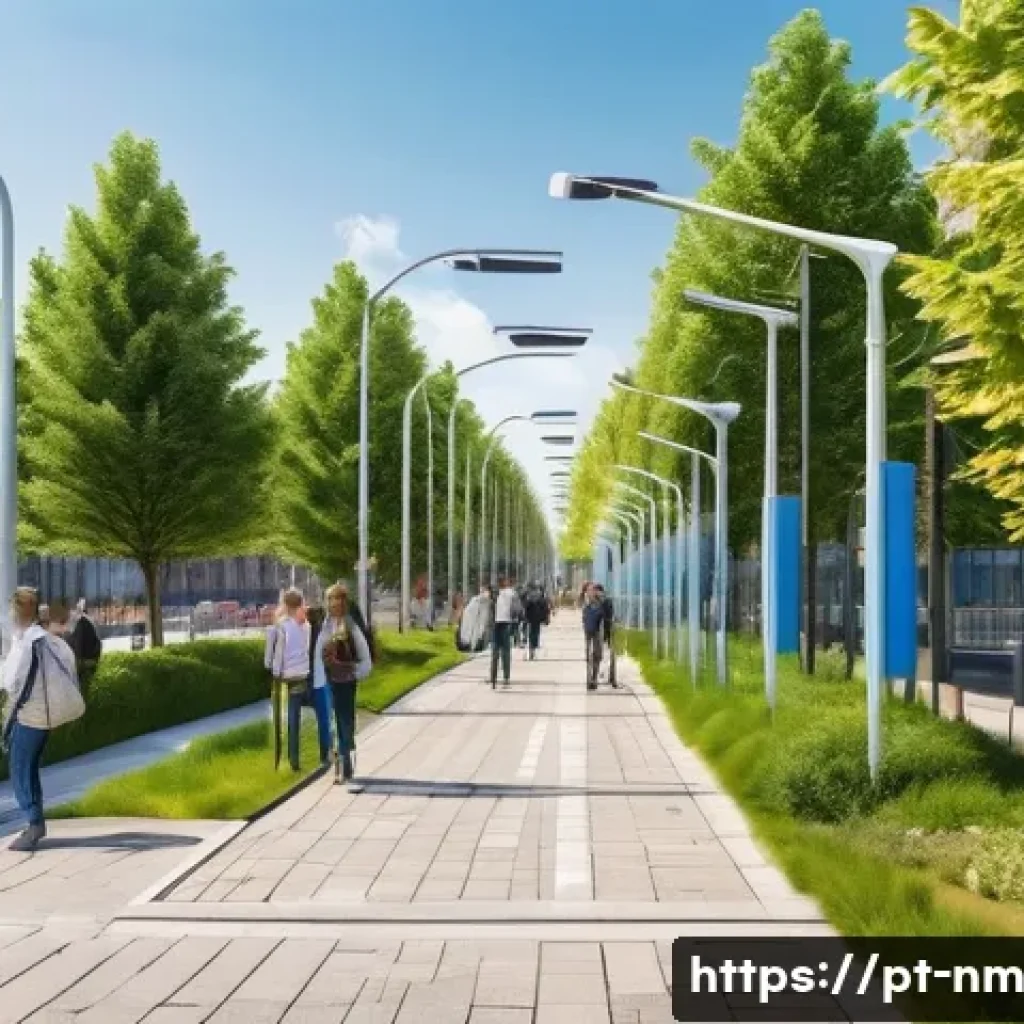 EMF 저감 환경의 문화적 차이 - A detailed urban scene in a modern European city showcasing carefully planned placement of cellular ...